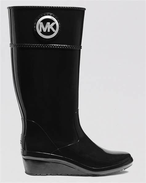 michael kors rain shoes|michael kors wedge rain boots.